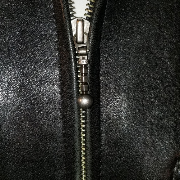 Leather Jacket Shafmastet GreenField Mens Black M - Picture 5 of 9